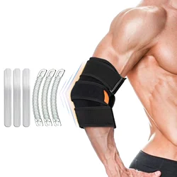 1Pc Elbow Brace Adjustable Elbow Support Pad Sports Fitness Compression Support Sleeve Arthritis Arm Protector for Women Men