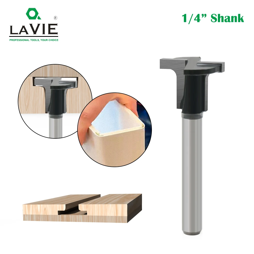 

LAVIE 1/4 Shank Set Arc Bending Integrated Forming Bit for Wooden Doors and Wall Router Bits Woodworking C07A272015BKT