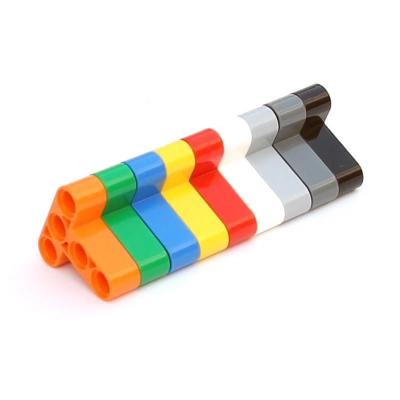 100PCS Technology Liftarm 3x3 Holes T Shape Thick Bricks Model Building Blocks 60484 Assembles Particles MOC Parts