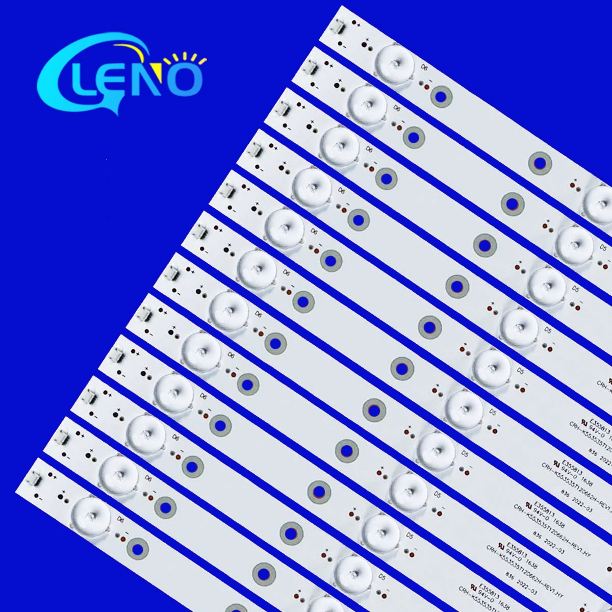 

Лента светодиодной подсветки 525 мм, 6 ламп для телевизора 55 дюймов CRH-K553535T120662H-rev1.1 55E6 55G5U 55E6T 12-55GST-12X6-0217A 6502L525000010