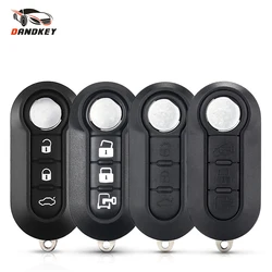 Dandkey Car Remote Key Shell Case For Fiat 500 Panda Punto Bravo Stilo Ducato Citroen Jumper Peugeot Boxer SIP22 Flip Key