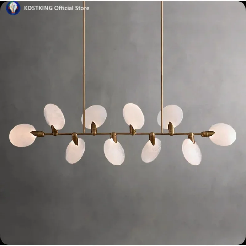 Pin En Lighting export to North America designer villa tea table restaurant island table chandelier 2026 New style