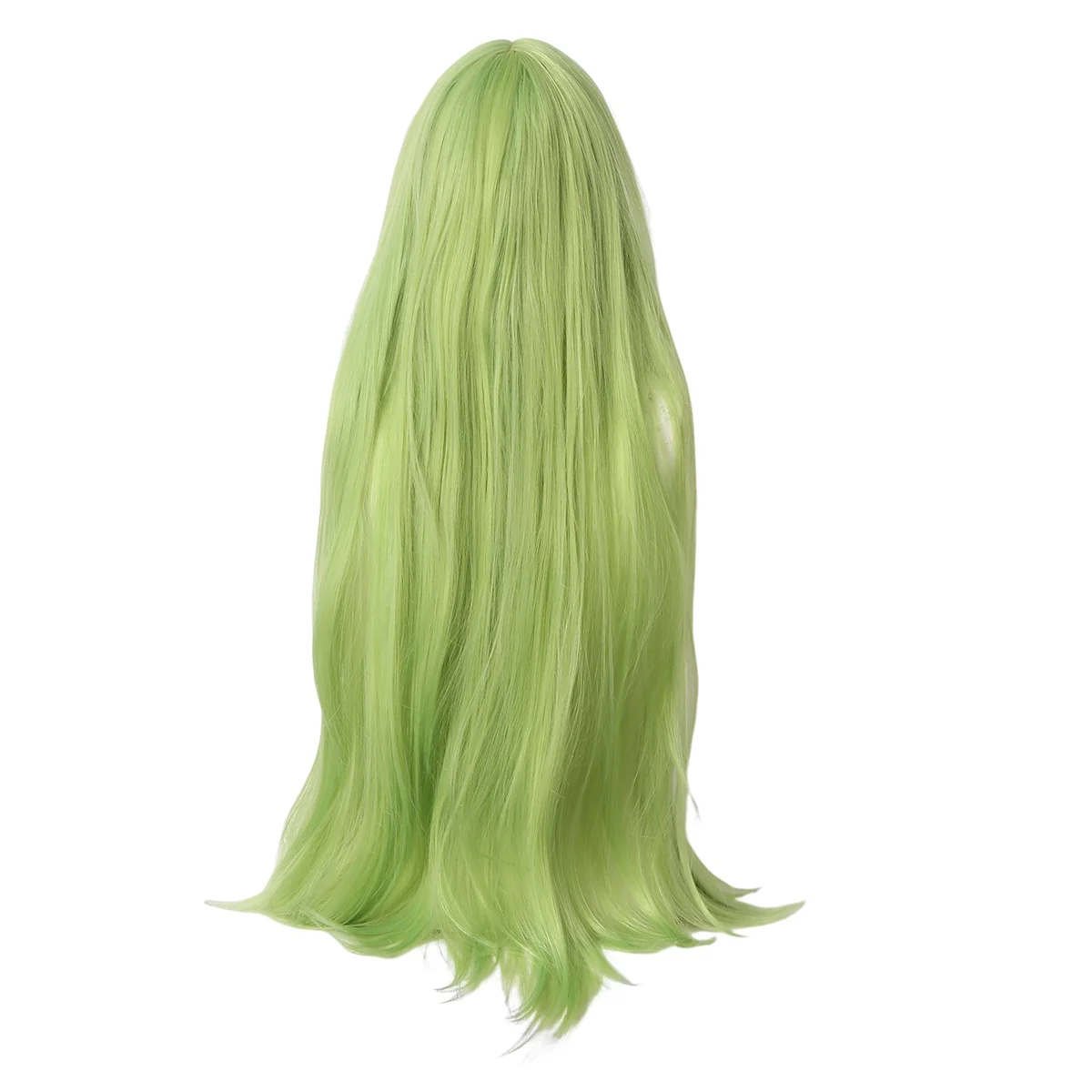 Grass Green Long Straight Wig, Fiber Synthetic Wig, Fox Matchmaker Wig Braided Wig for Anime Cosplay