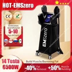 RF EMS Body Sculpt Machine 6500W For Slimming Technology New Black Muscle Stimulation Sculpting Emszero Pelvic Pad Salon