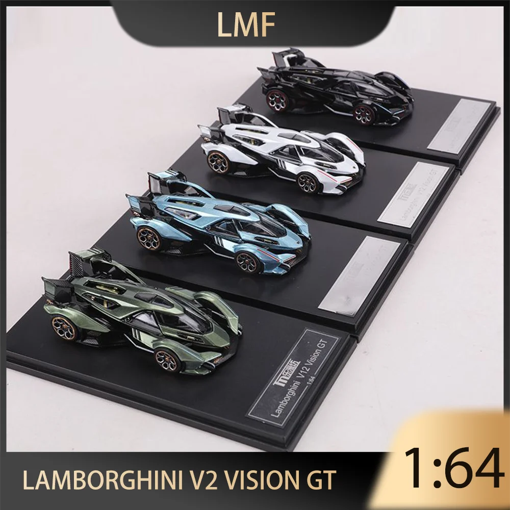 

LMF 1:64 Lamborghini V12 Vision GT Alloy Premium Diecast Vehicle Model Toys Collectible Display Piece