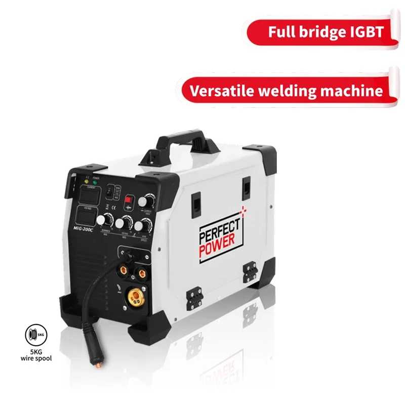 portable mig welder 220v 200a  igbt inverter fcaw 4 in 1 multi welder plasma cutter mig tig mma welding machine