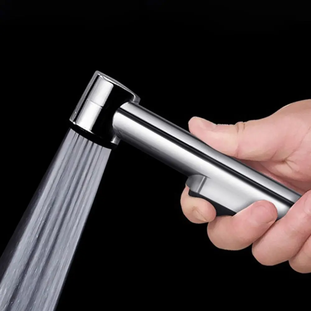 Handheld Hose Spray Shower Head Toilet Douche Bidet Head Bathroom Shower Stainless Steel Self Cleaning Sprayer Kit Adjustable