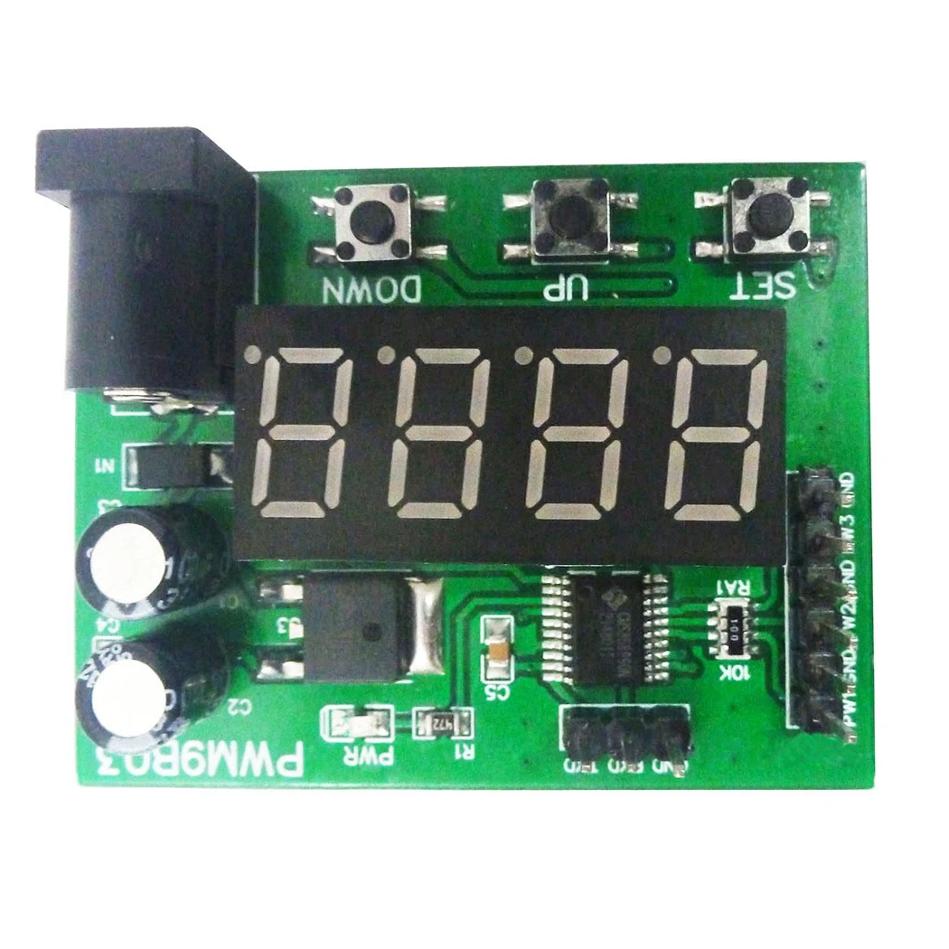 

DC 6-24V 12-30MA 3 Channel 20HZ-1MHZ Duty Cycle Frequency Adjustable PWM 5V TTL Level Square Wave Pulse Signal Generator