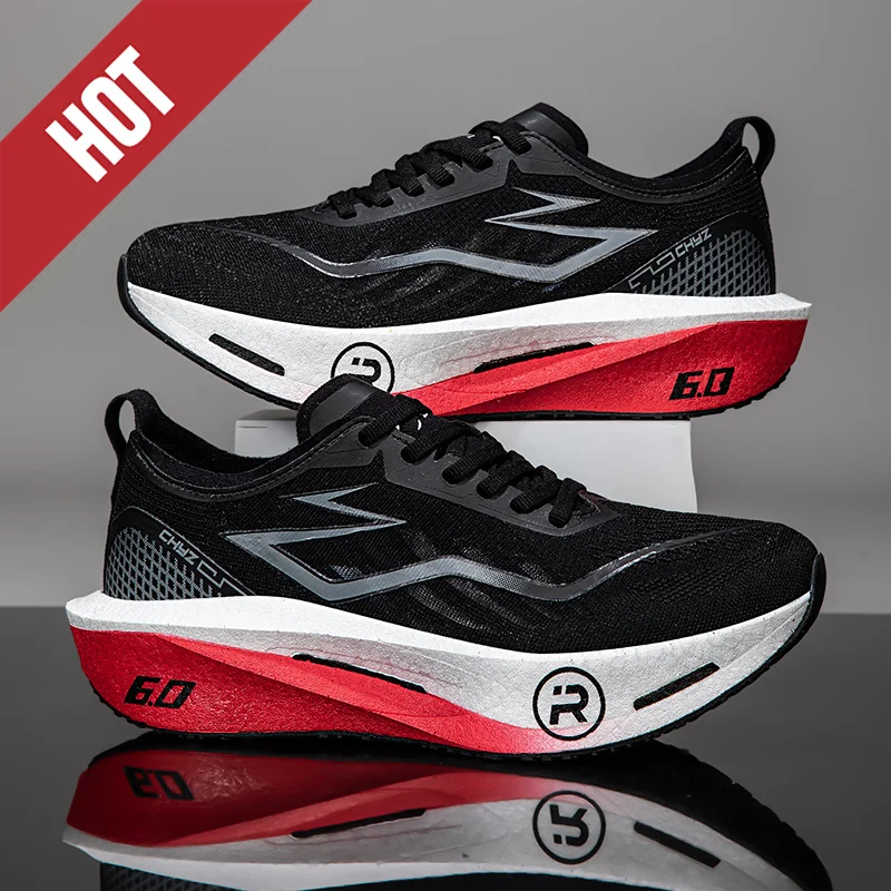 Running Shoes Carbon Board Profession Marathon Men Sports Breathable Lightweight Women's Comfortable Athletic Nonskid Sneakers image 3