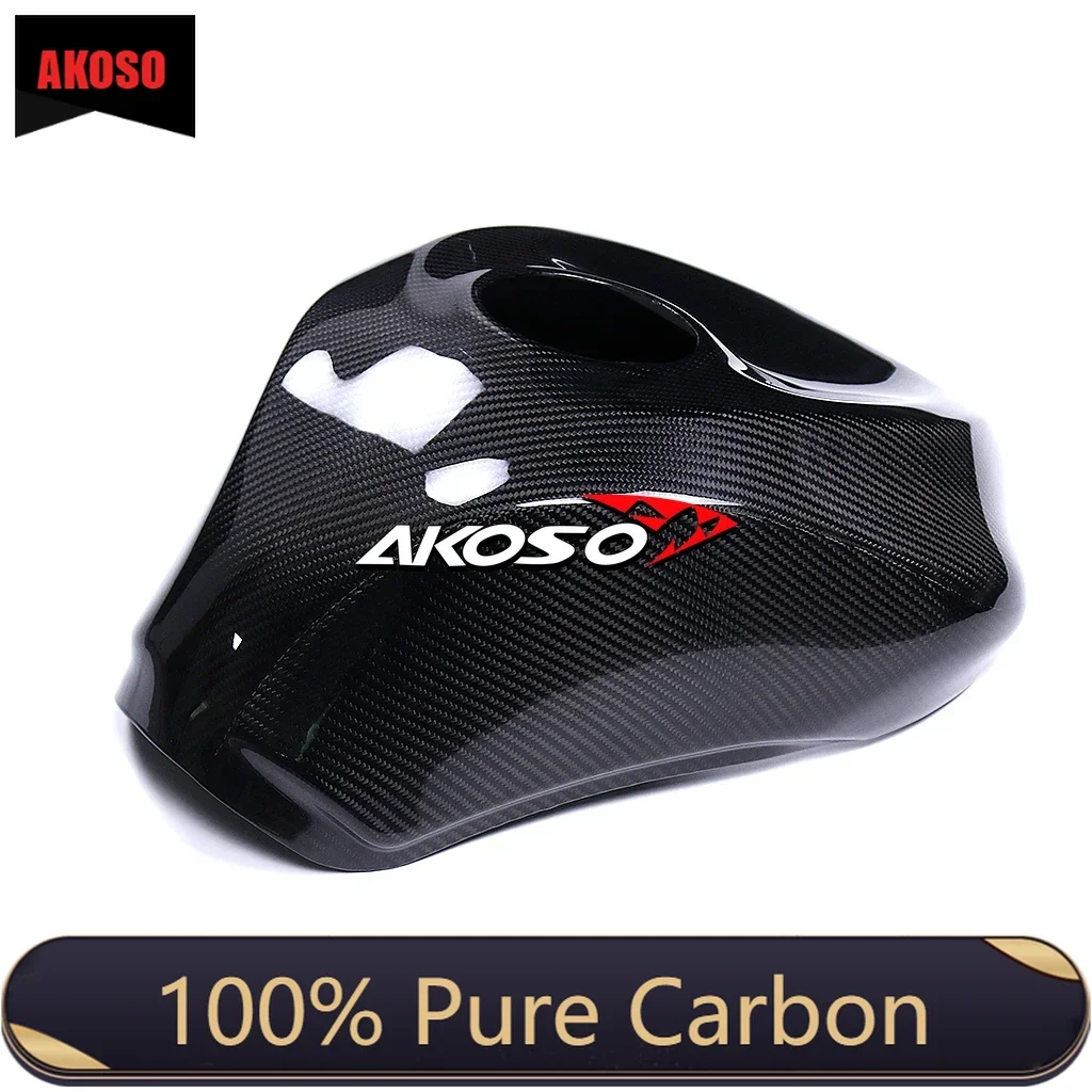 100% Full Dry 3K Carbon Fiber Motorcycle Tank Cover Fairings Kit 2019 2020 2021 2022 2023 2024 For Kawasaki ZX6R