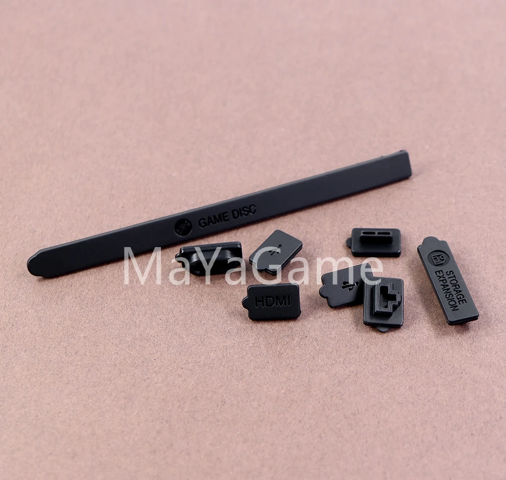 10sets Anti Dust Plug Set For XBOX Series S X Gaming Console Host Port Filter Jack Silicone Rubber Dustproof Cap Cover Wholesale
