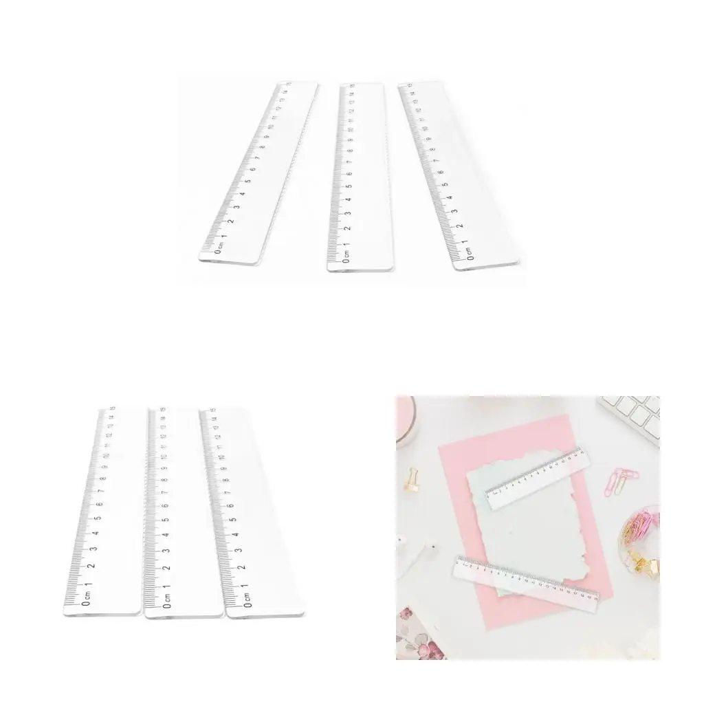 5-шт-15-см-20-см-Многофункциональная-линейка-Пластиковая-линейка-Прямая-линейка-Прозрачная-линейка
