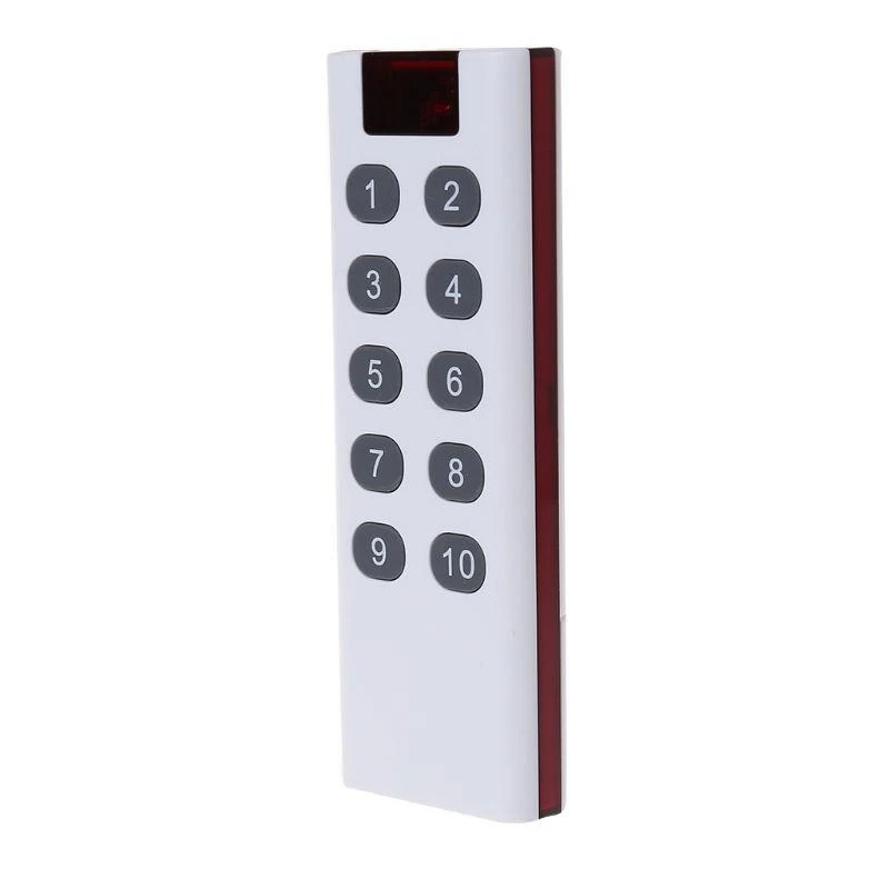 433MHz Universal Wireless Learning Code Digitale Fernbedienung Steuerungssender 3/4/6/8/10 Kanaltaste AK-7010TX