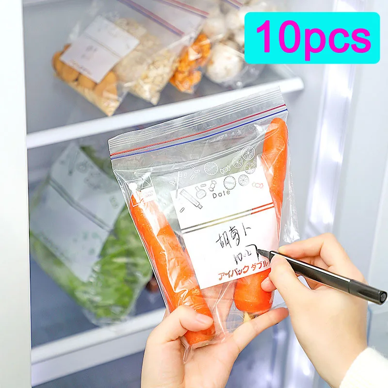 Fresh Keeping Bag For Vegetable Fruit Food Storage Bag Plastic Sealed Bag Freezer Bag Reusable Ziplock Bag For Food Plastic Bags