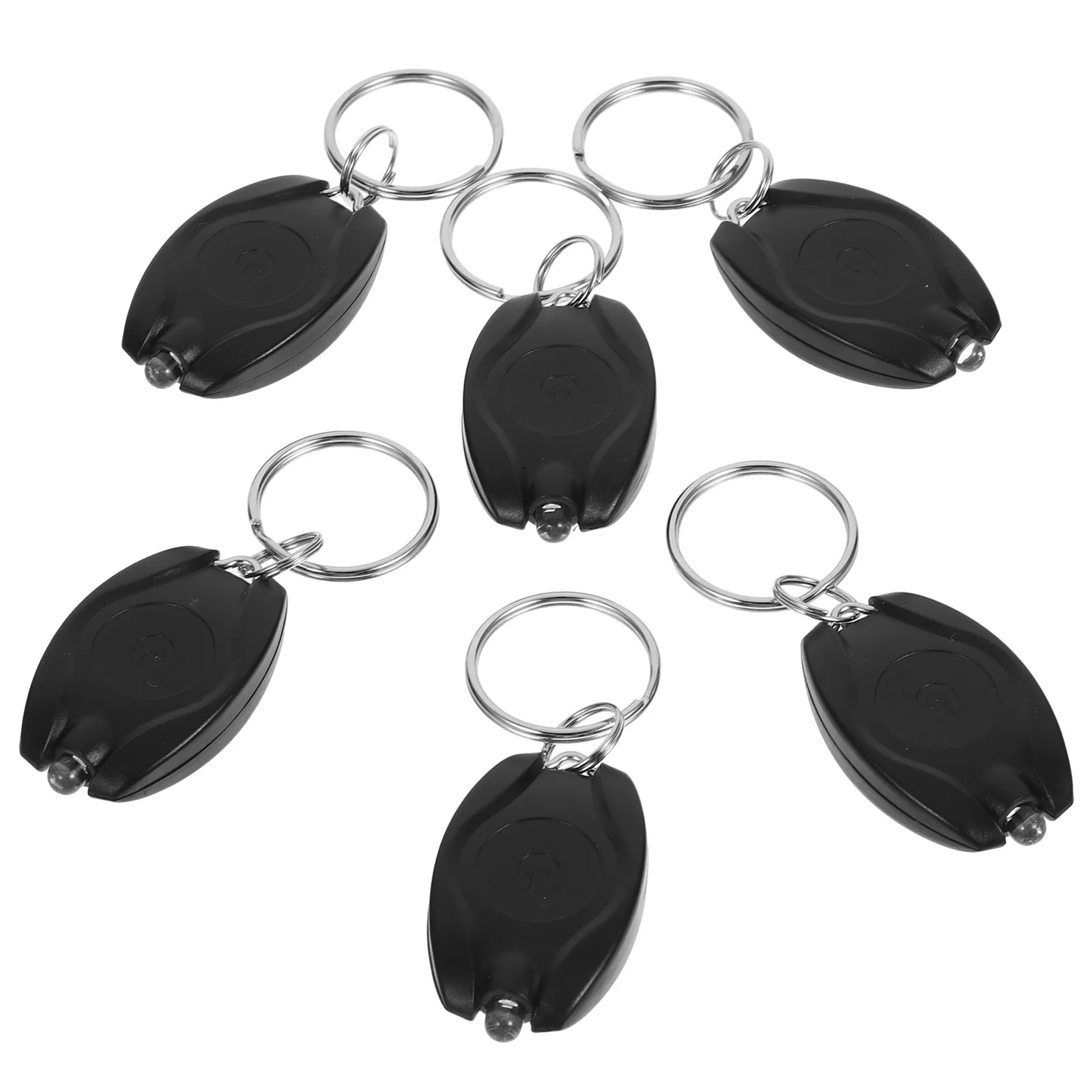

6Pcs Keychain Light Multipurpose Mini Flashlight Portable Pocket LED Key Ring Lamp Camping Emergency Light Keychain Flashlights