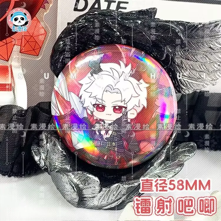 Periférico "Amor y Espacio Profundo" Sylus Qin Che fan art stand, insignia y insignia de pecho en forma de tirón adorno de escritorio acrílico