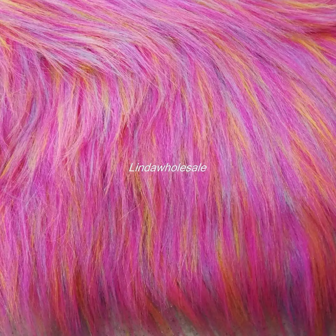 Wholesale 3-color colored jacquard plush fabric,faux fur fabric,felt cloth,Toy craft jewelry materials