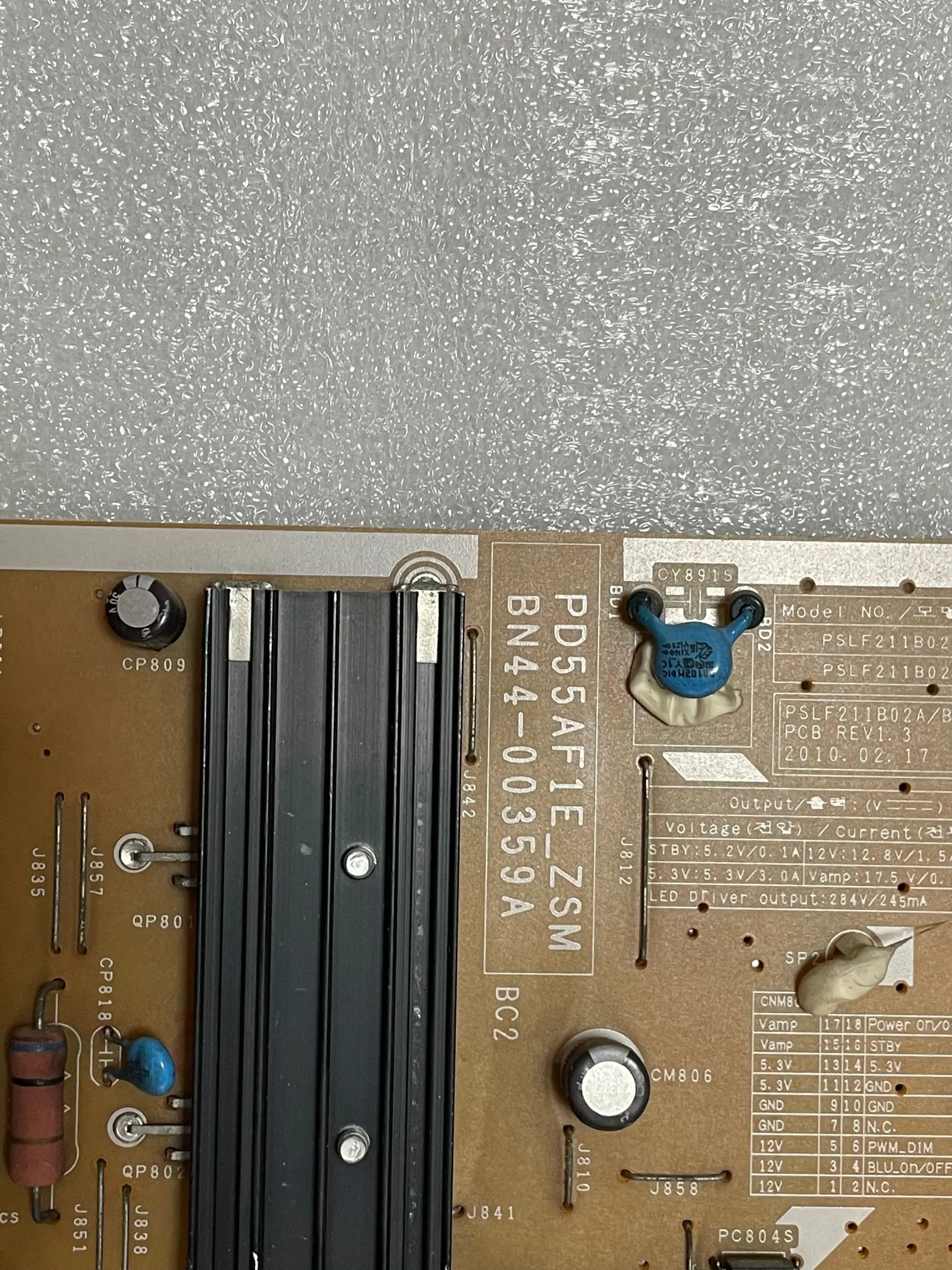 Плата питания хорошего качества, оригинальный источник питания UA55C6200UF PD55AF1E_ZSM BN44-00359A