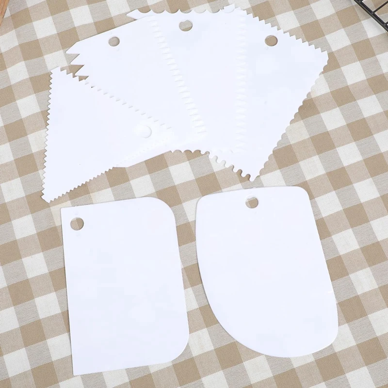 6 Pcs Plastic Clay-Scraper, Pottery Tools Plastic Clay-Scraper Set Carved Soft Clay Sculpture Knife Clay Scrapers