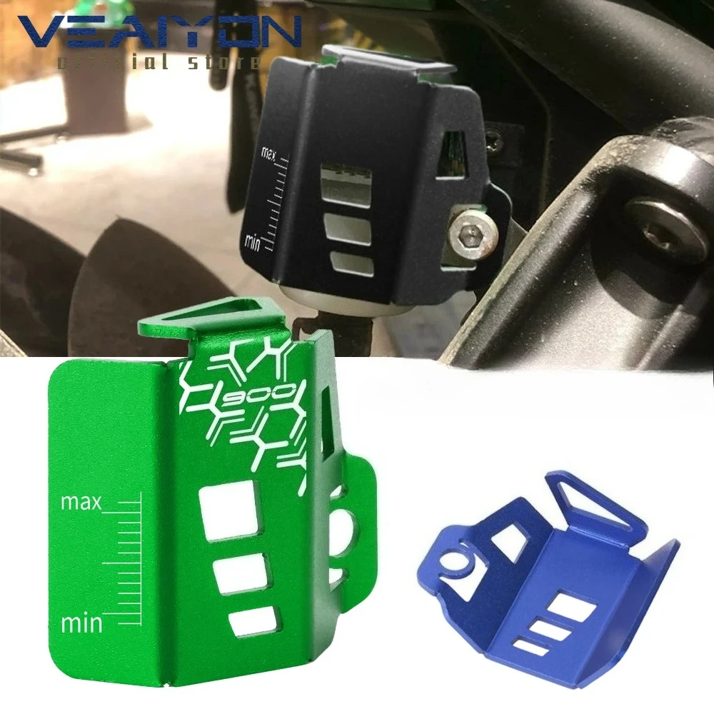 

Motorcycle Accessories For Z900 Z 900 2017 2018 2019 2020 2021 Rear Brake Fluid Tank Reservoir Guard Cover Protector Aluminum