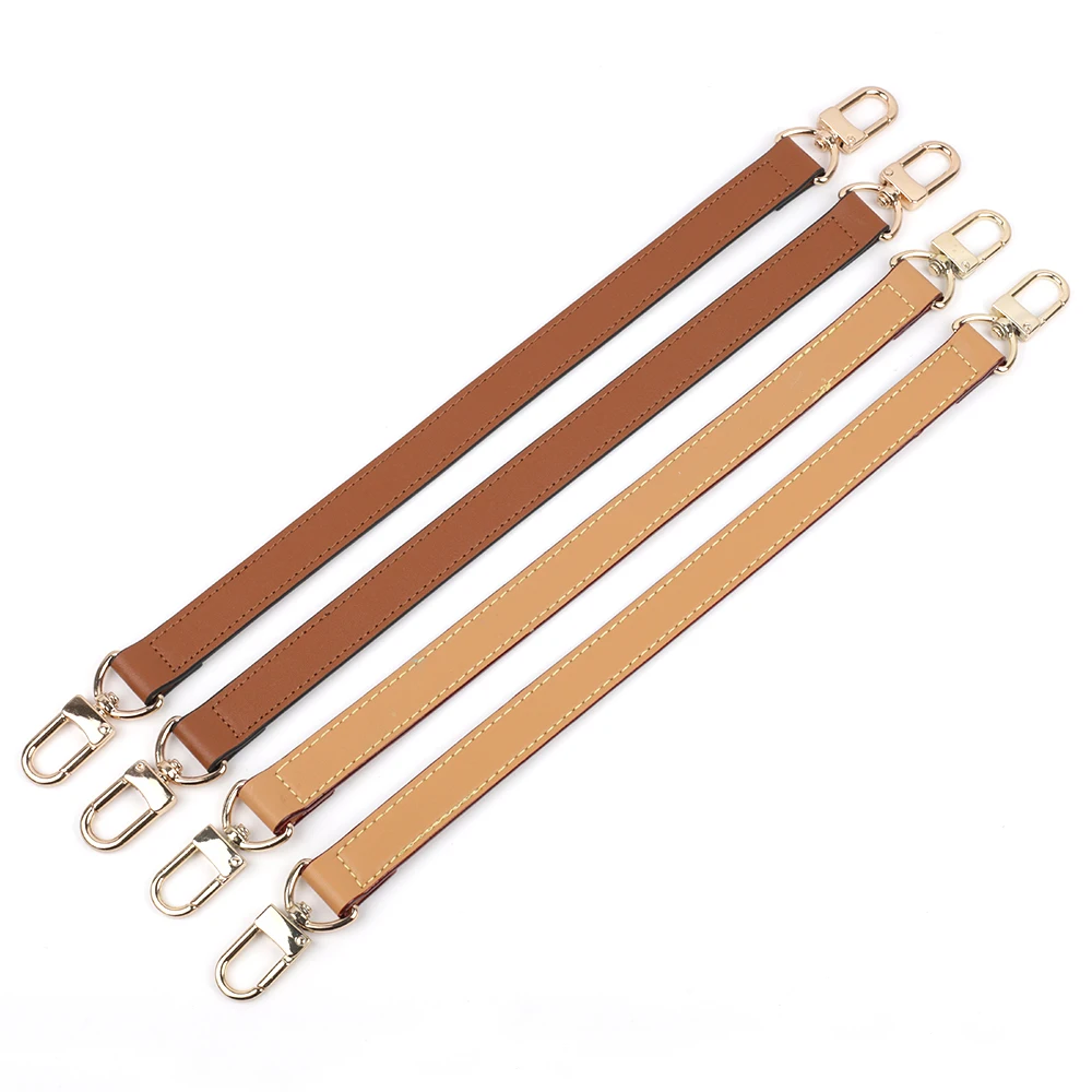 Luxury Short Shoulder Strap Genuine Leather Handbag Handle Strap High Quality Crossbody Bag Strap Belt Handbag Accessories