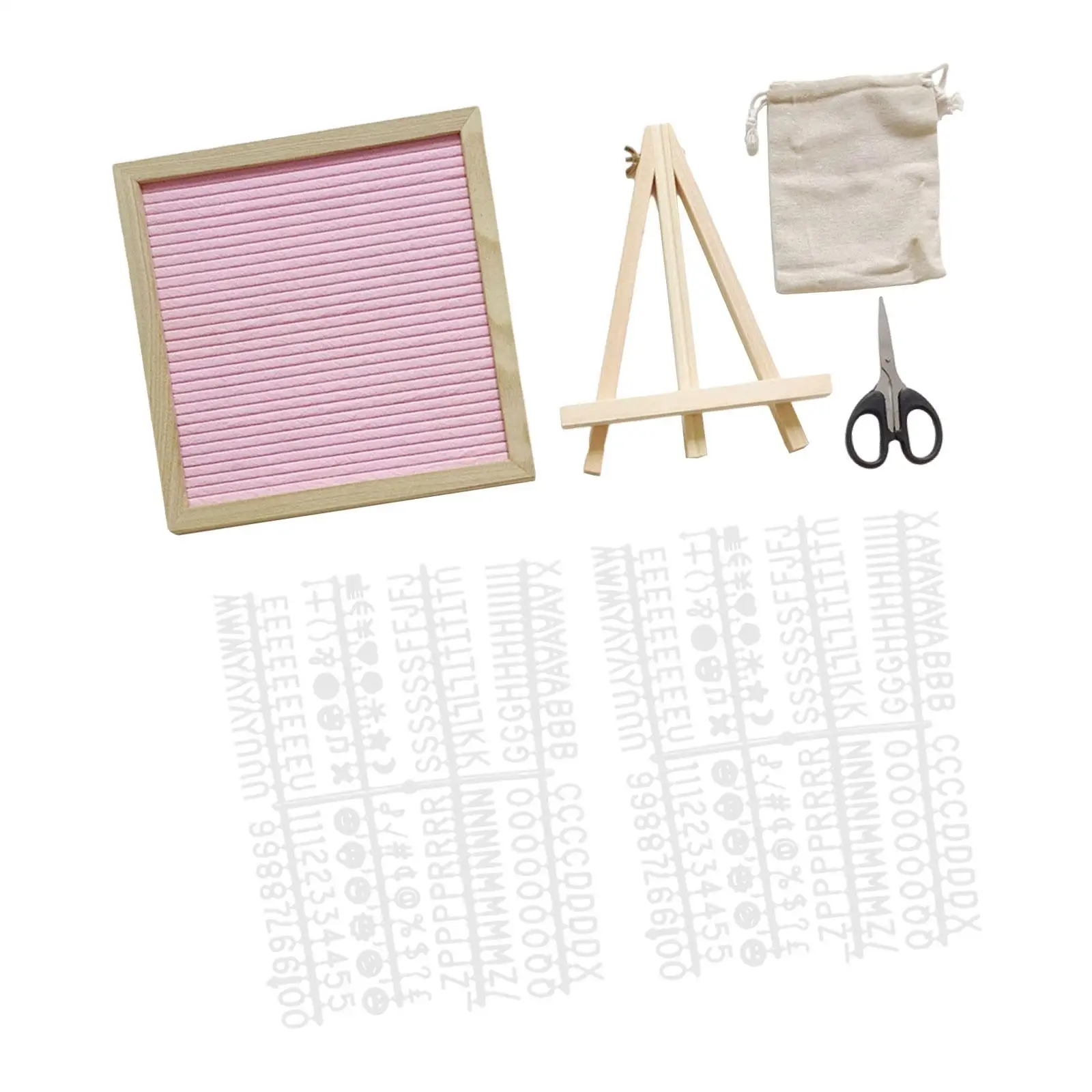 Rustic Wood Frame Message Board with Stand for Various Decor Needs