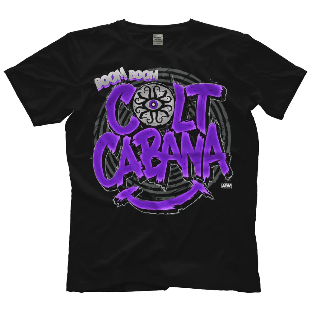 Colt Cabana - Boom Boom Dark Order AEW Official T-Shirt  High Quality 100%Cotton Short Sleeve