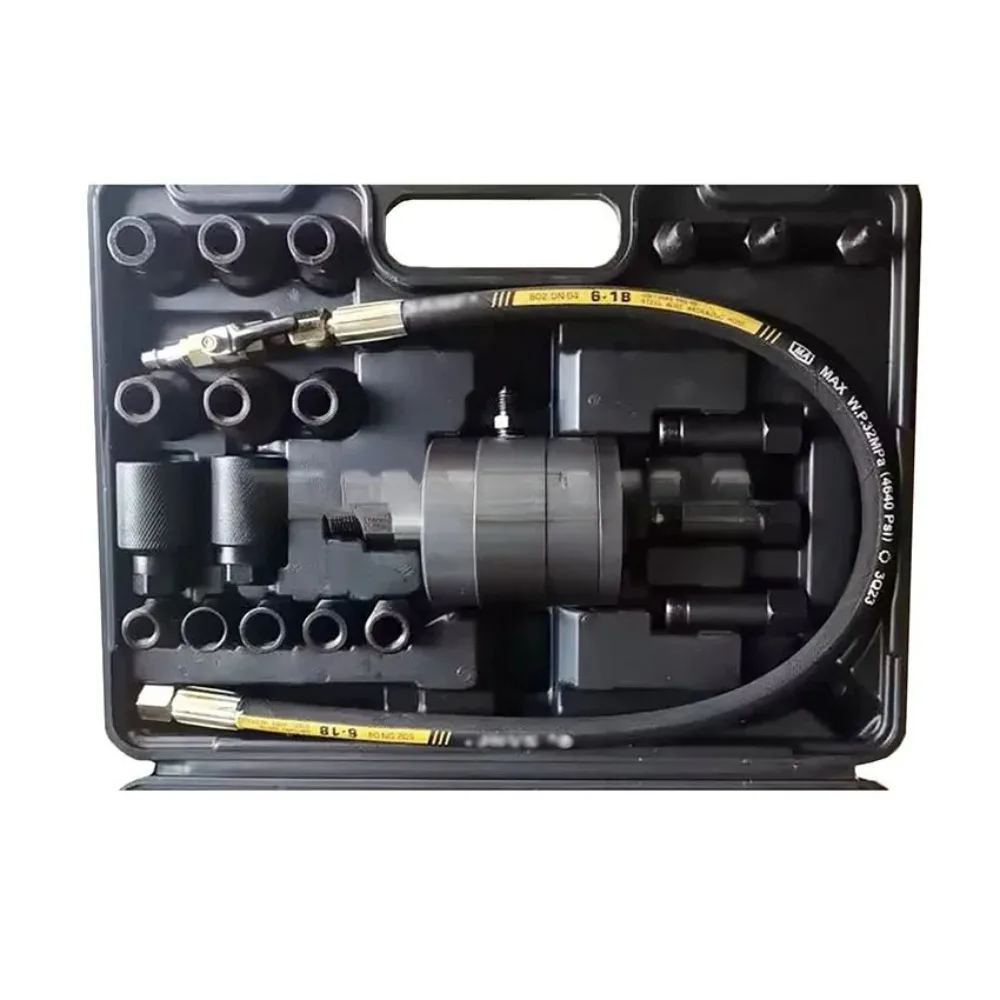 New Common Rail Diesel Fuel Injector Pneumatic Puller Hammer Remover Tool Pneumatic Removal Puller Combination Kit Professional view 2