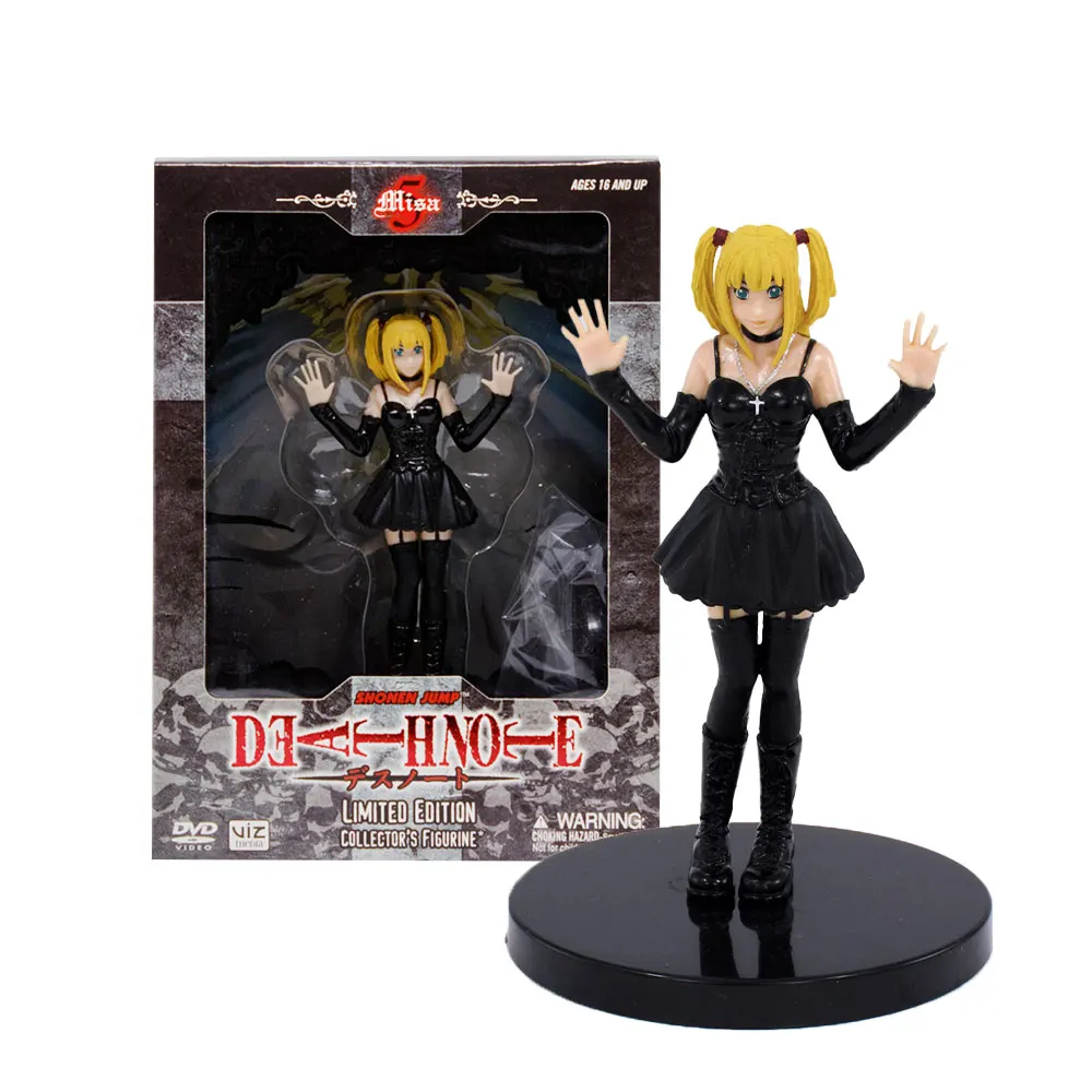 12CM Anime Death Notes Misa Figure Standing Hands Anime Toy Model Gift Collection Decorative Ornament PVC