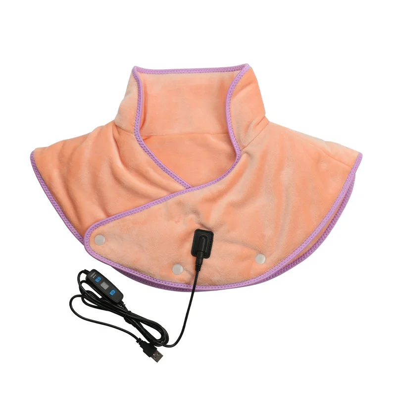 Electric Heating Shoulder Neck Pad USB Pain Relief Massager Brace Wrap Electric Thermal Compress For Neck Shoulder Relieve Fatig