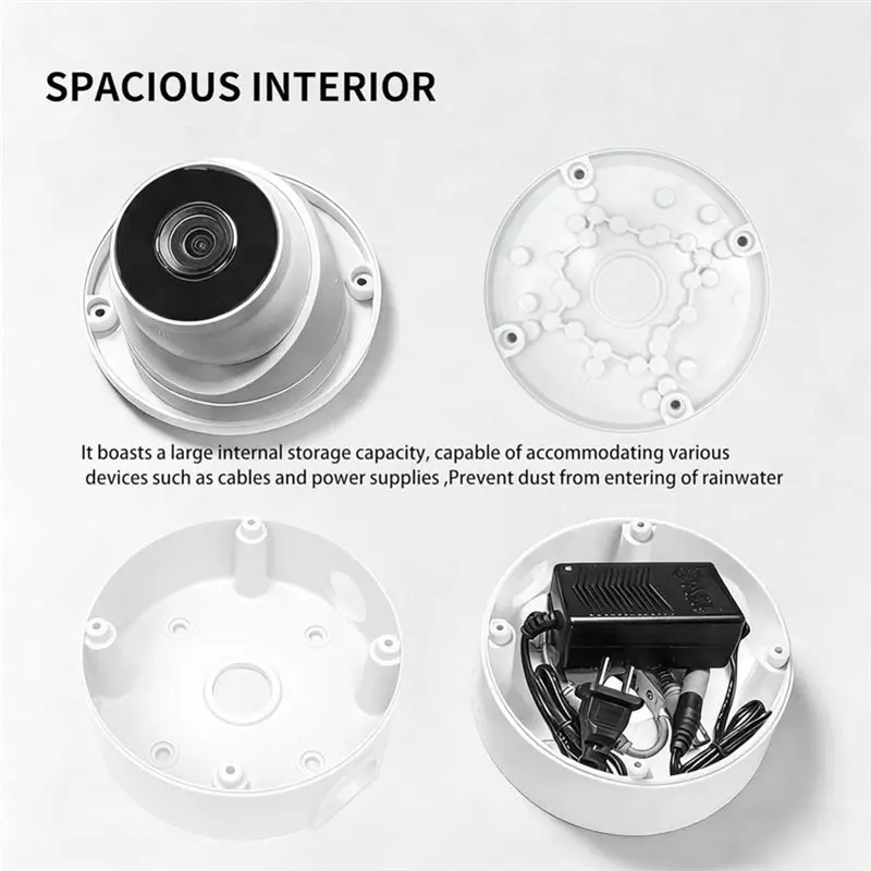 N93RNEW! Wall Ceiling Mount Universal Security Camera Junction Box Mount Bracket 3-Pack Outdoor Waterproof