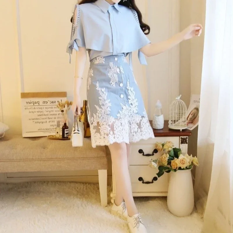 Bureau femmes deux pièces jupe ensemble Y2k Streetwear vêtements tendance 2025 Co Ord vêtements complet nouveau correspondant luxe femme tenues