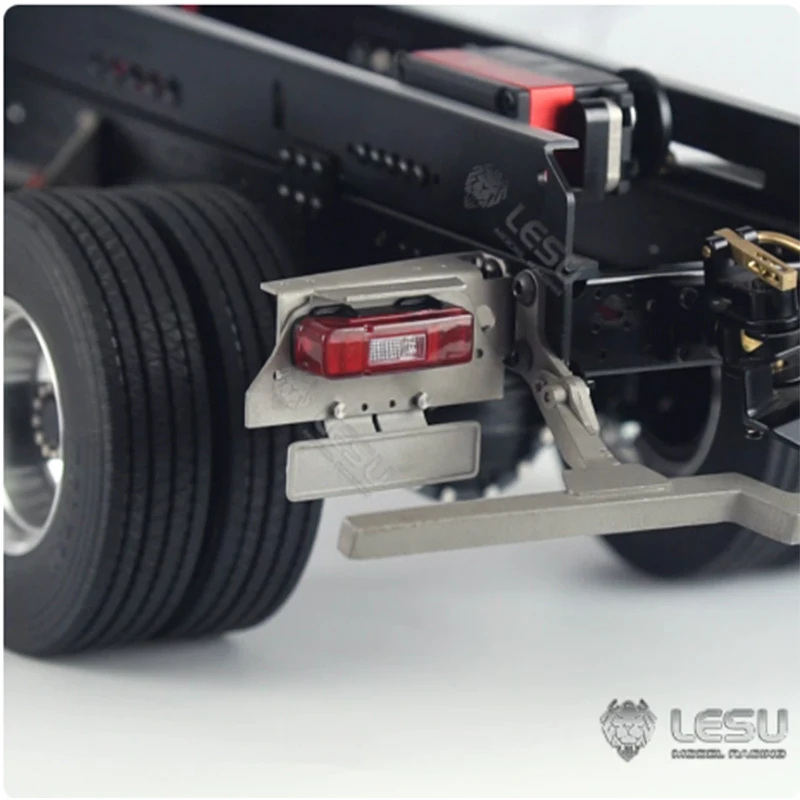 RC 1/14 1 Paar Rückleuchten für Tamiya Hydraulikbagger Lader Muldenkipper für SCANIA MAN VOLVO Anhänger Kipper DIY-Teile – Detail 6