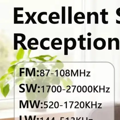 TEF6686 Portable Shortwave Radio AM For FM LW For MW Full Band For DSP Receiver 2.8 Inch 5000mAh For Battery For Travel Camping
