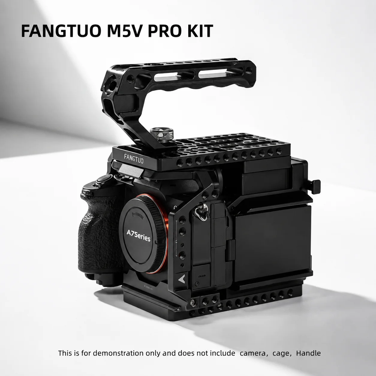 FANGTUO M5V PRO Cineback Universal Camera Cooling Kit, Camera Cage RIG for Sony FX3 FX30 A7IV A7V A7SIII ZV‑E1