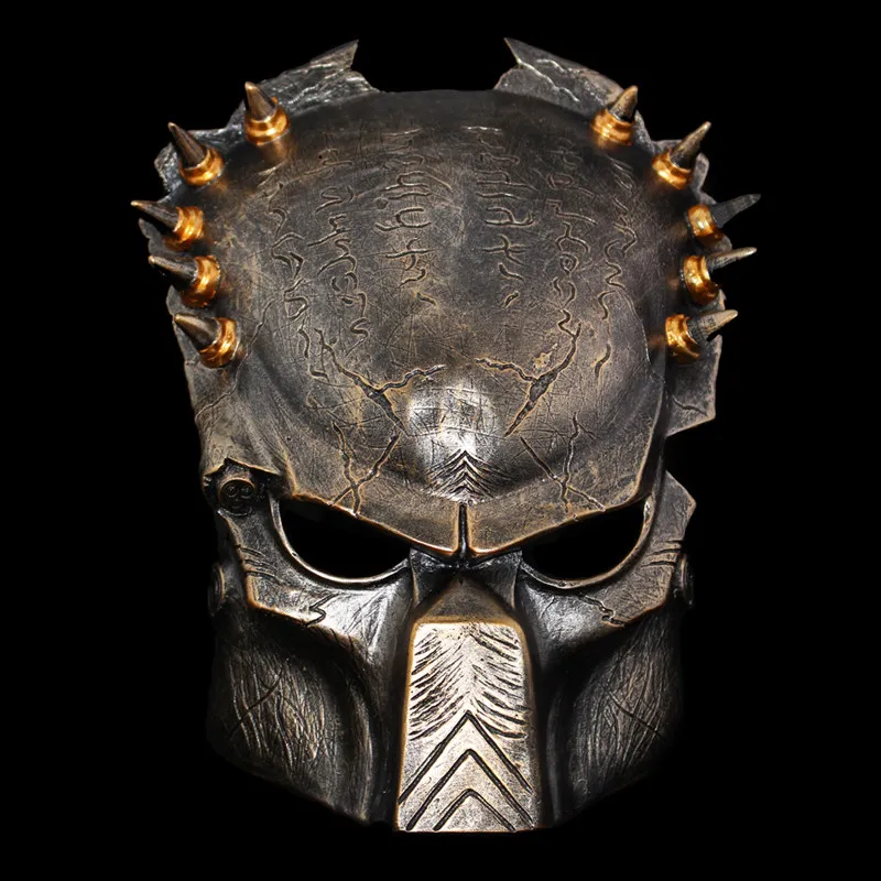 Halloween Alien Iron Warrior avpr Lone Wolf Iron Christmas Gift Collector's Edition Resin Mask