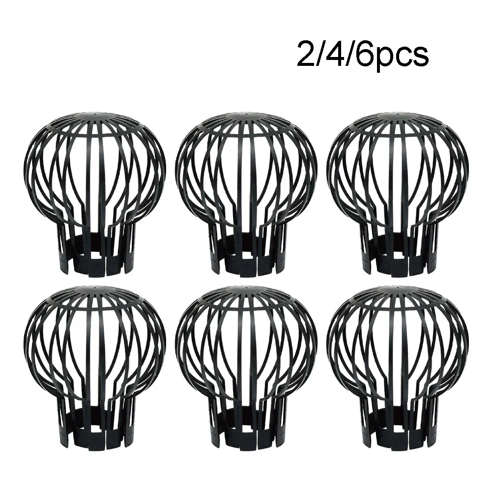 

2/4/6 шт. фильтр водосточной трубы на крыше, слив для пола, крышка для уличного слива, желоб, дренажная канавка для балкона, антиблокирующая сетчатая крышка ﻿