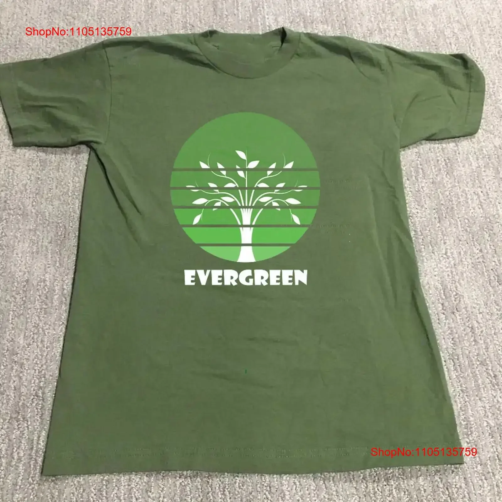 

Футболка Evergreen Terrace Green Cotton Все размеры S 5XL для фанатов HD157, винтажная стираная универсальная удобная домашняя уличная одежда