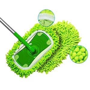 Mikrofaserabsorbierende Mop -Stoff, Schwammersatz, wiederverwendbar, für Swiffer, flach, Haushaltszubehör, grüne Badezimmer geeignet 8 Hauptverkaufsstoffmikrofaser -Mop - №5