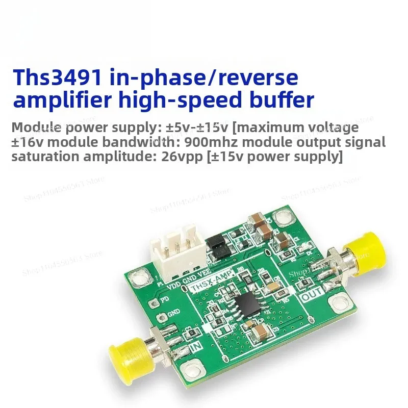 

T H S3491 High Speed Buffered Operational Amplifier Module 400mA Output Current 8000V/uS Slew Rate
