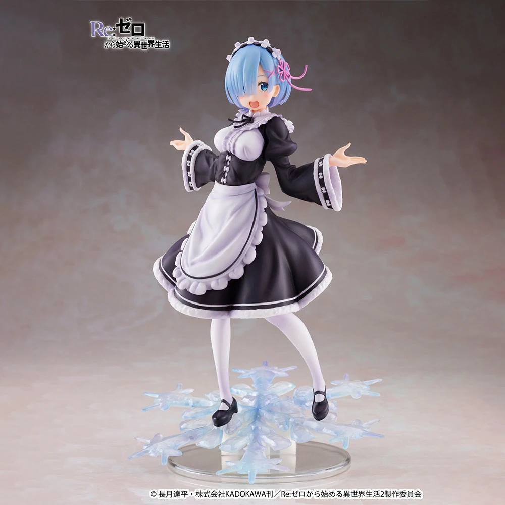 [In Stock] Original Taito Amp Re: Zero Starting Life In Another World Rem Winter Maid Image Ver. Action Figure Model Toys