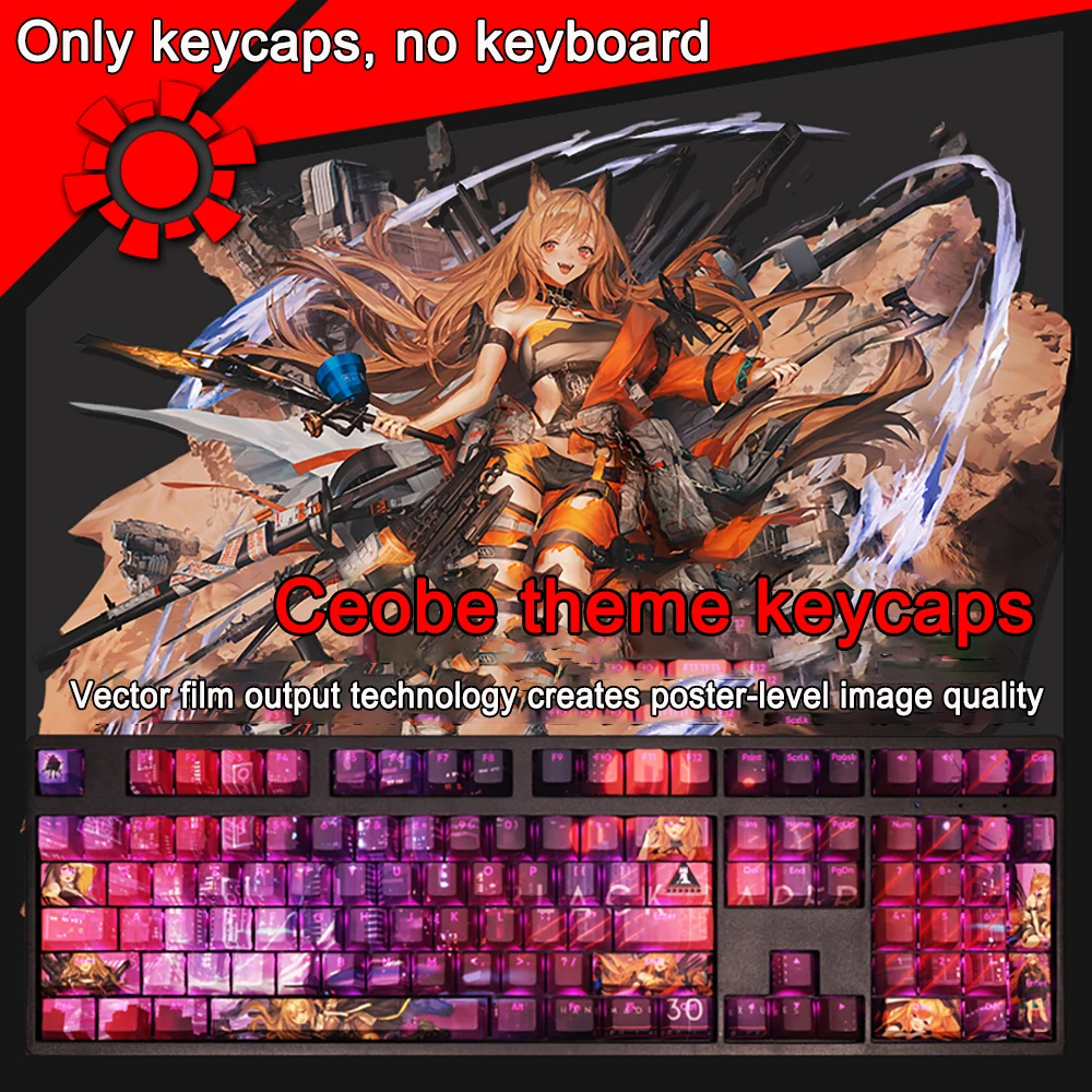 keycaps-arknights-savage-dorothy-108-tasti-pbt-dye-subbed-cherry-anime-cartoon-gaming-compatibili-con-ansi-61-87-104-108-tasti