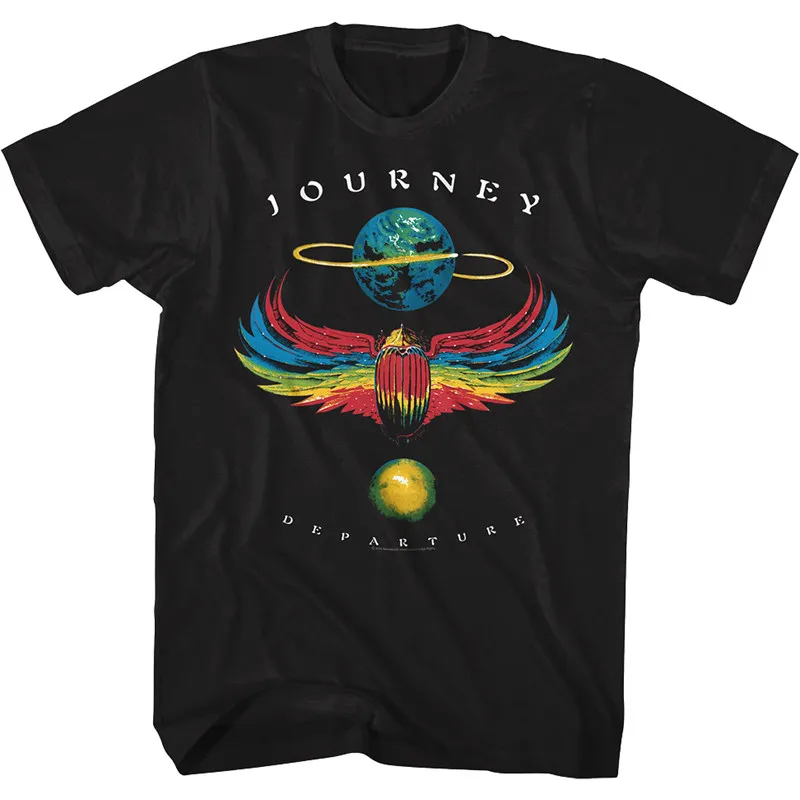 1979 Vintage American Rock Band Journey Commemorative Kurzarm-T-Shirt im Rock-Stil
