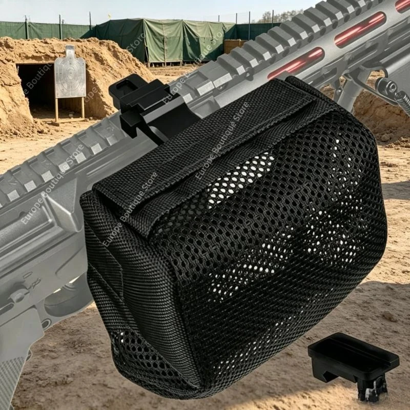 

Tactical Quick Detach Casing Collector Bullet Net Removable High Temp Resistant Trap Mesh Recycling Holders