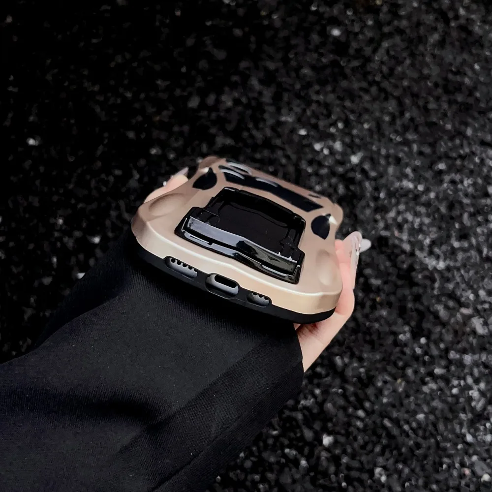 حافظة هاتف رياضية فاخرة للغاية على طراز السيارة مع تأثير قوي ثلاثي الأبعاد وقبضة ممتازة لهاتف آيفون 17 16