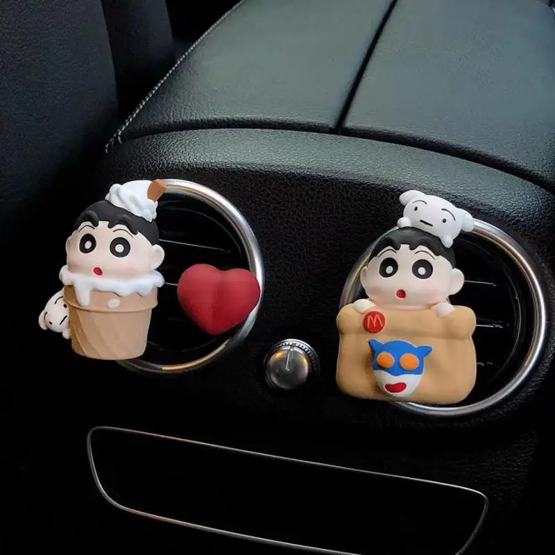 

Kawaii Crayon Shin Chan Car Perfume Cute Anime Car Air Outlet Aromatherapy Interior Decorations Cartoon Car Accessories Gifts