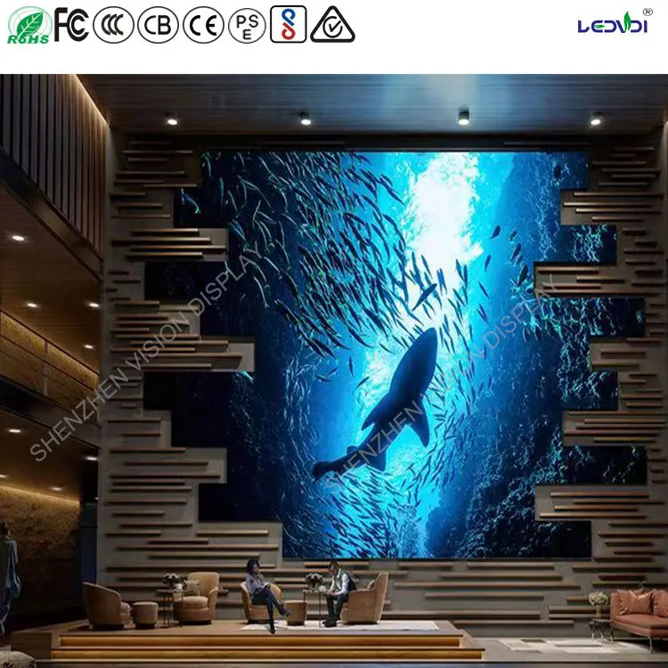 داخلي Led عرض Cob Led لوحة 4K عرض P0.9 0.9 مللي متر صغير غرامة بكسل الملعب داخلي Led فيديو جدار شاشة عرض لوحة الشاشة #4