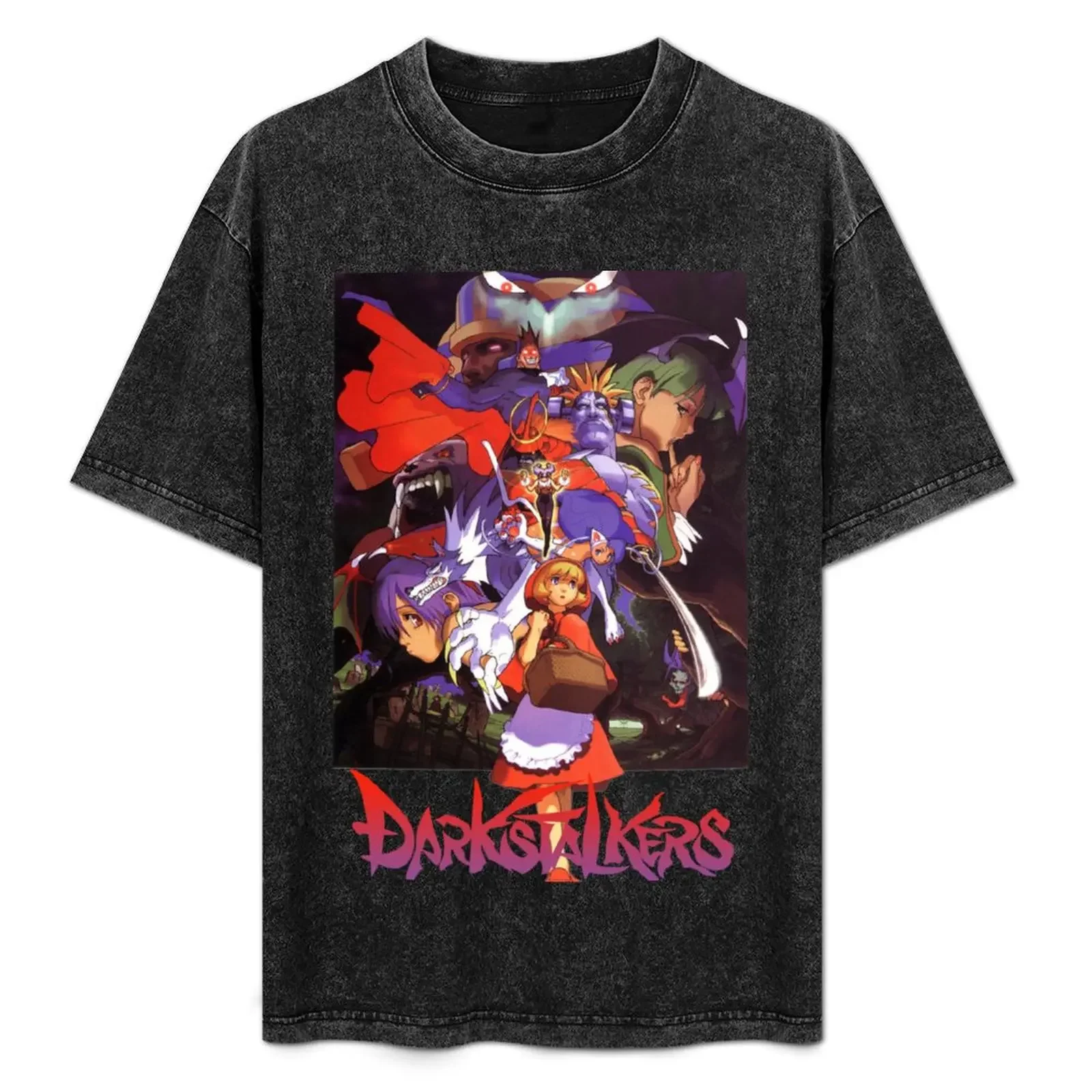 

Darkstalkers - Vampire Savior - Dark Stalkers 3 T-Shirt t shirt custom print cotton t shirts man 100% T-Shirt