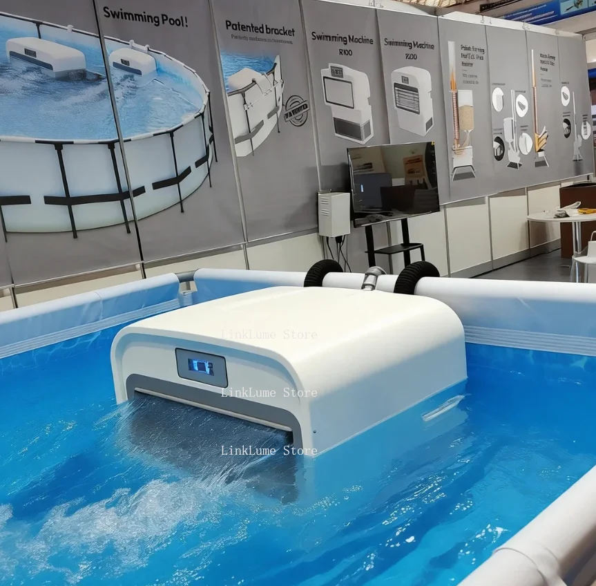 Endless pool machine for framed pools, 9-speed adjustable counter-current swimming injector, portable