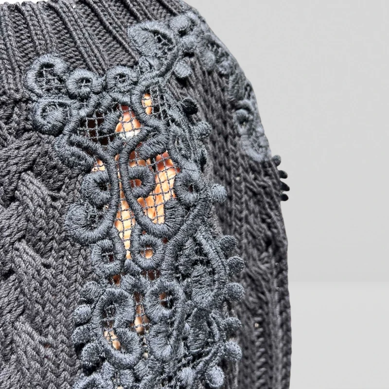 Cardigan de malha grande para mulheres, macio e confortável para outono e inverno, leve e elegante para qualquer ocasião, cada guarda-roupa AH0111